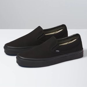 Black Slip-On Vans